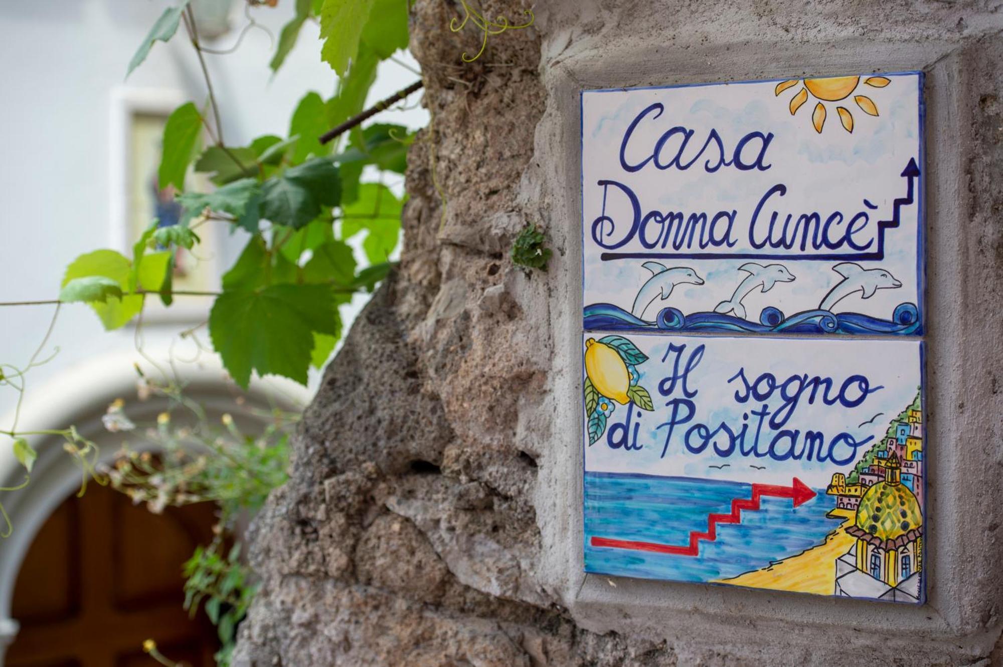 ポジターノ Casa Donna Cunceヴィラ エクステリア 写真